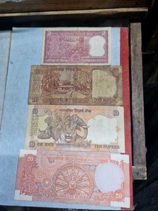 Vintage Indian Rupee Note Collection