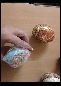 Decorated Dry Coconut