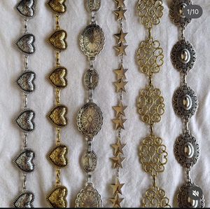 vintage y2k chain wasit belts
