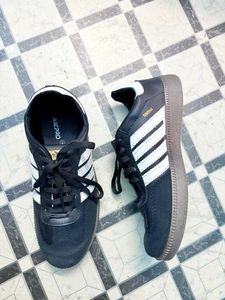 Adidas Samba replica version black n white