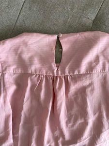 MAX Pink Button-Down Blouse