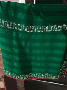 Green Embellished Saree