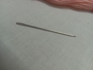 14 Inch Ring With 4 Needles And One Thread