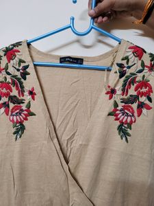 PRICE DROP! Zara Knit Embroidered Dress Imported SALE!!