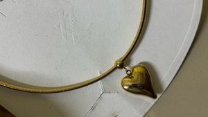 Heart Necklace &amp; Earrings Set