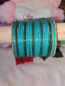 Teal Bangle Set