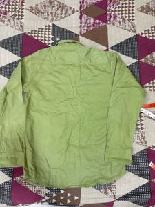 Green Denim Shirt