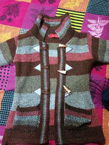 Striped Knit Cardigan