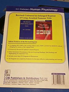 Human Physiology VOL.2 11th Edition By C.C. CHATTERJEE