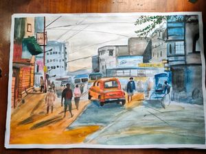 Water Colour Penting Student Pratical