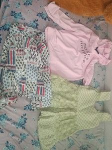 Floral Top &amp; Cardigan Set