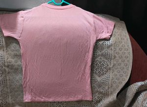 Pink Smile Graphic T-Shirt