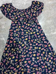 Floral Off-Shoulder Dress