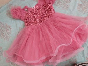 Baby Pink Girls Frock