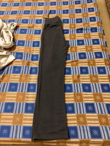 Gray Flare Trousers