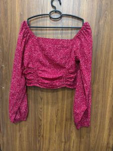 Floral Print Crop Top