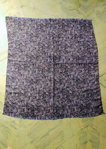 SAANCHI ENTERPRISE Grey Rayon Printed Scarf