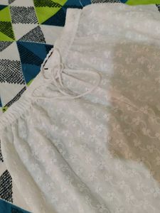 White Plazo For Women