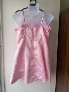Pink floral dress