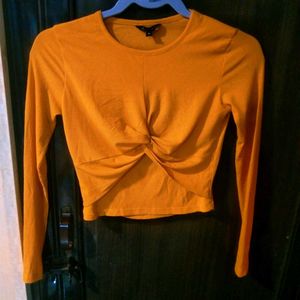 Bodycon Top Of Orange Colour