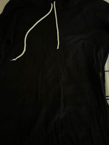 Black Hoodie Dress - Casual Style