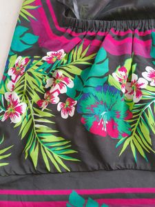 Floral Print Beach Wear Top
