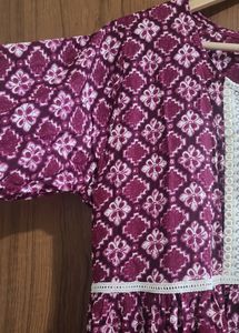 Fit And Flare Tire Dress Kurti