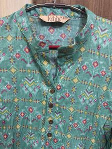 Green Printed Kurti