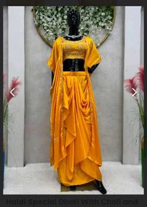Yellow Lehenga Choli Set