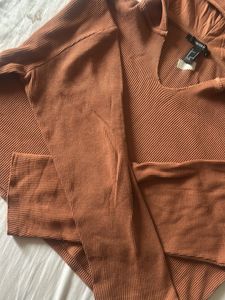 Forever 21 Hooded Crop Top