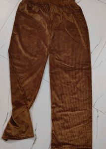 Brown Casual Pants