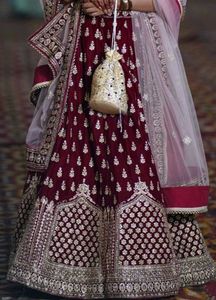 Maroon Bridal Lehenga