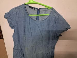 Nexus By Lifestyle Size 18 Sleeveless Denim Top
