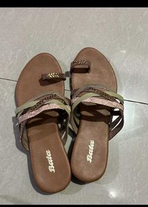 Bata Thong Sandals - Braided Detail