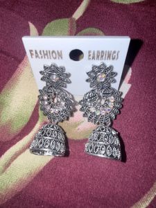 Floral Jhumka Earrings