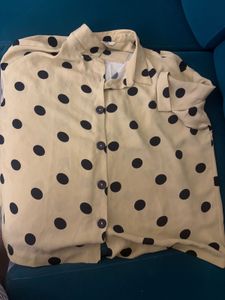 Cute Polka Dot Crop Top