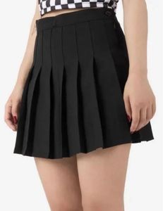 Pleated A-line Skirt with attached Shorts