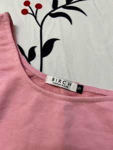 BIRCH One Shoulder Cropped Top