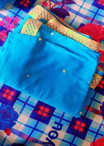 Blue Embellished  Salwar Suit