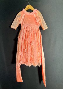 Polyester Peach Dress (girls)