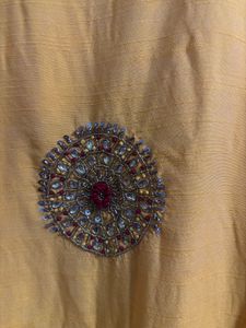 Mustard Embroidered Kurti
