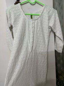 white straight Kurti