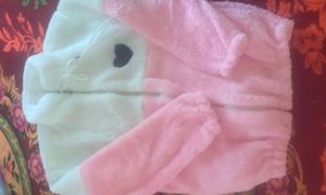 Pink &amp; White Fuzzy Jacket