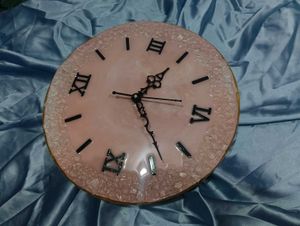 Resin Clock 14&#34; New Hamdmade