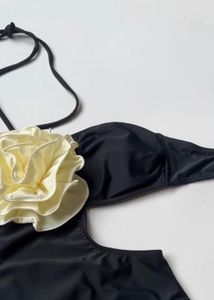Chic Black One Piece Swimsuit