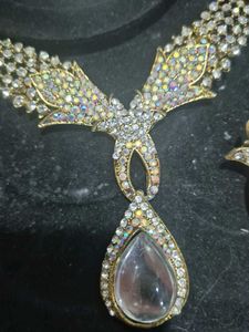 Elegant Rhinestone Necklace Set