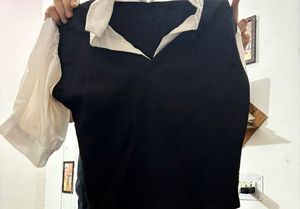 Women Black Crop Top