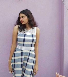 🩵 Blue Plaid Sundress ✨