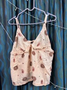 boho printed cami top ☀️