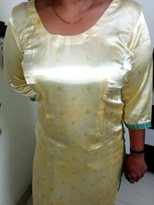 Lemon Satin Suite And Salwar😍🌟💓